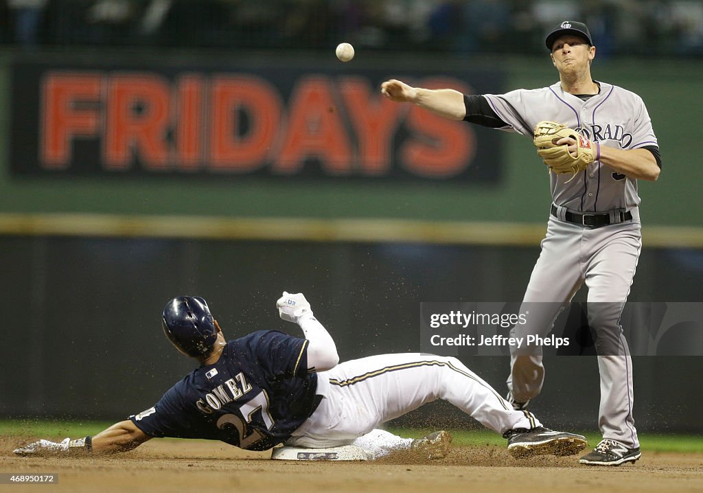 Colorado Rockies v Milwaukee Brewers