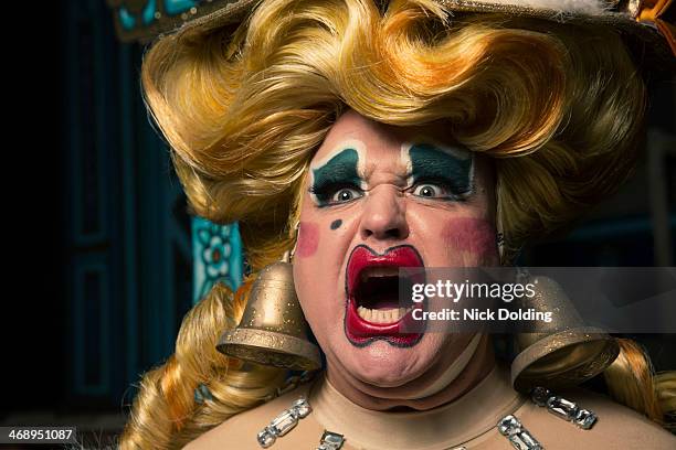 ugly sisters 02 - actress makeup stock pictures, royalty-free photos & images