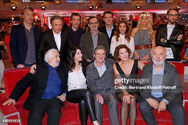 Eric Viellard, Michel Drucker, Eric Elmosnino, Hubert Saint-Macary, Marc Lavoine, Julie Zenatti, Sophie Tapie, Christophe Willem, Jean-Claude Deret,...