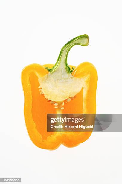 paprika, yellow pepper - bell pepper stock pictures, royalty-free photos & images