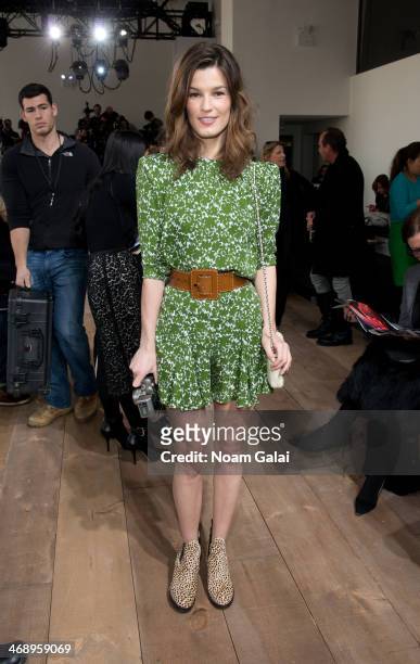 Hanna Mustaparta attends the Michael Kors Show during Mercedes-Benz Fashion Week Fall 2014 at Spring Studios on February 12, 2014 in New York City.