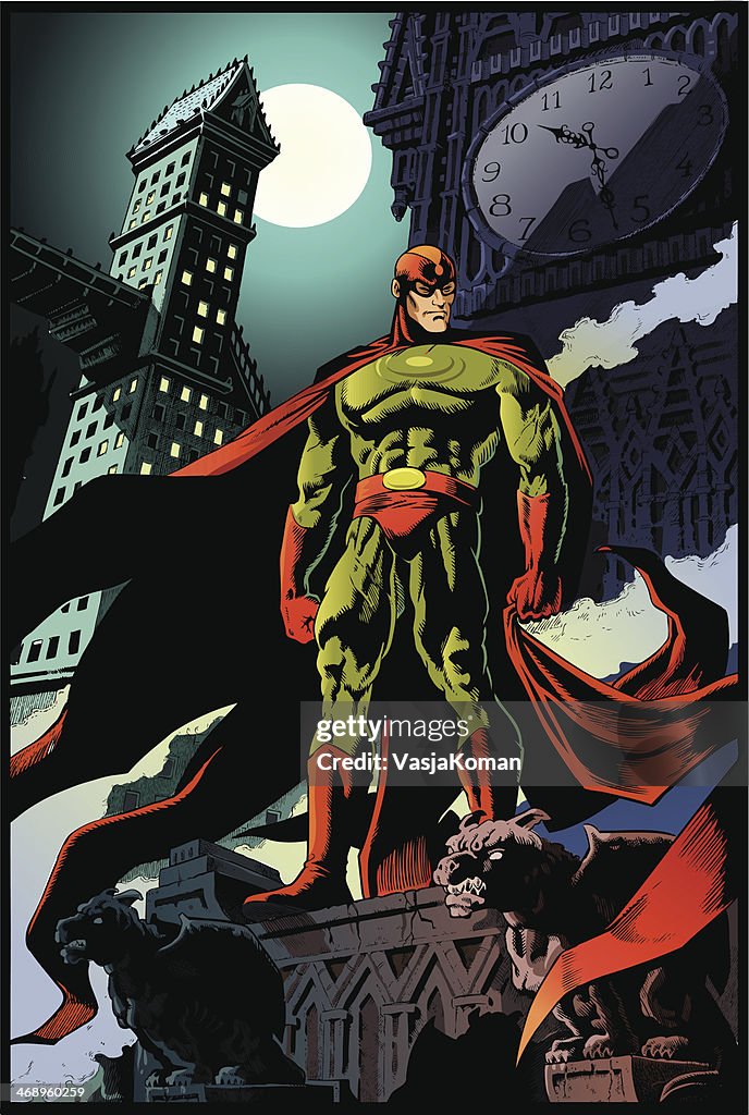 Mistério Super herói-Póster em inglês