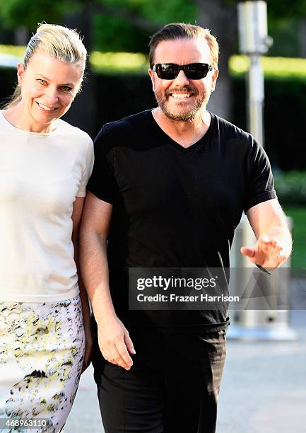 Ricky Gervais Wife Photos and Premium High Res Pictures - Getty Images