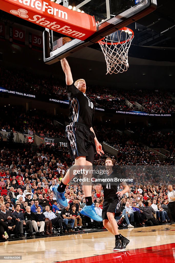 Minnesota Timberwolves v Portland Trail Blazers