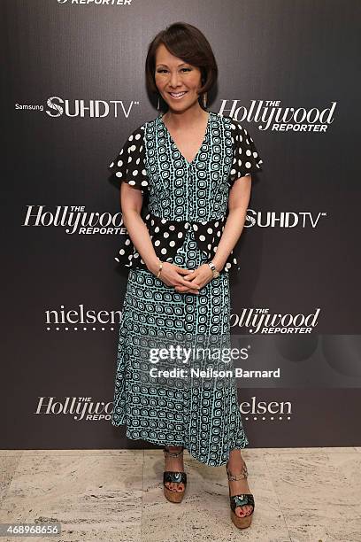 Alina Cho attends 'The 35 Most Powerful People In Media' celebrated by The Hollywoood Reporter at Four Seasons Restaurant on April 8, 2015 in New...