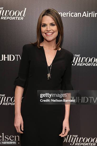 Savannah Guthrie attends 'The 35 Most Powerful People In Media' celebrated by The Hollywoood Reporter at Four Seasons Restaurant on April 8, 2015 in...