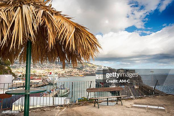 harbor, funchal - funchal bay bildbanksfoton och bilder