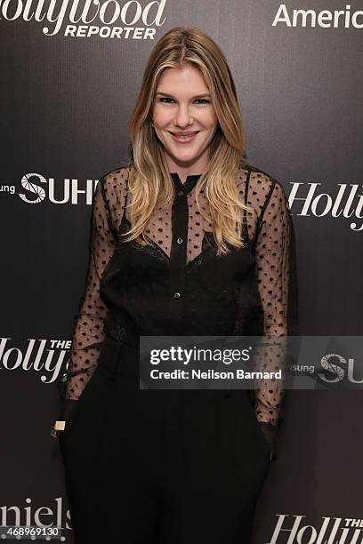 Lily Rabe attends 'The 35 Most Powerful People In Media' celebrated by The Hollywoood Reporter at Four Seasons Restaurant on April 8, 2015 in New...