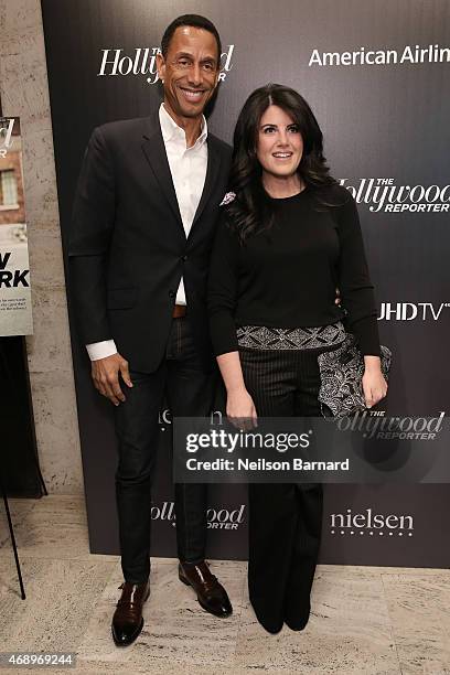 Monica Lewinsky attends 'The 35 Most Powerful People In Media' celebrated by The Hollywoood Reporter at Four Seasons Restaurant on April 8, 2015 in...