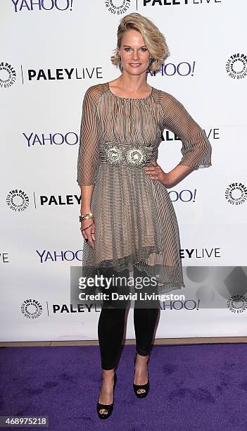 Actress Joelle Carter attends An Evening With FX's "Justified" presented by The Paley Center for Media at The Paley Center for Media on April 8, 2015...