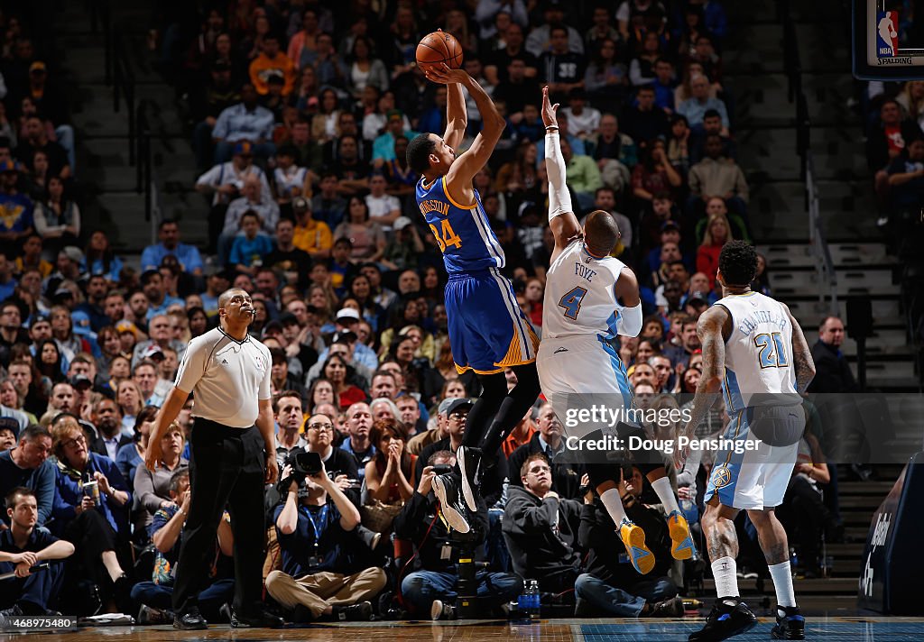 Golden State Warriors v Denver Nuggets