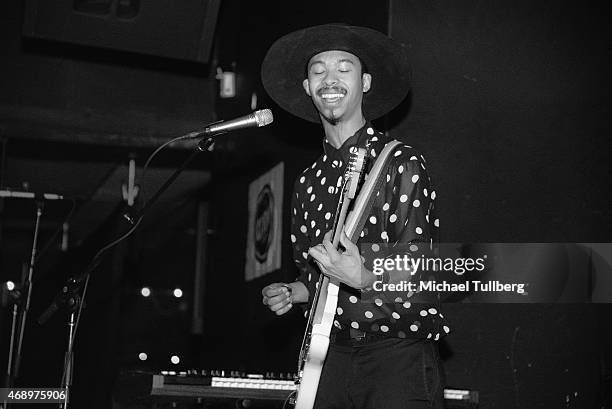Musician Mikaiah Lei of The Bots performs at Club Bahia on April 8, 2015 in Los Angeles, California.