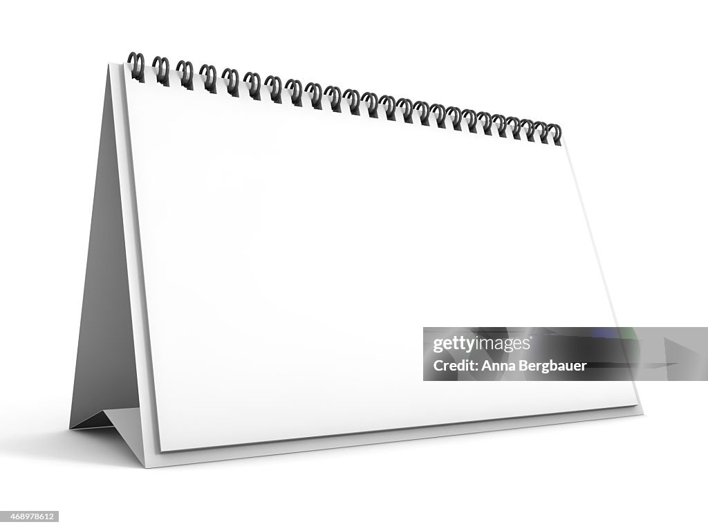 Calendar 3D rendering