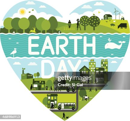 Earth Day High-Res Vector Graphic - Getty Images
