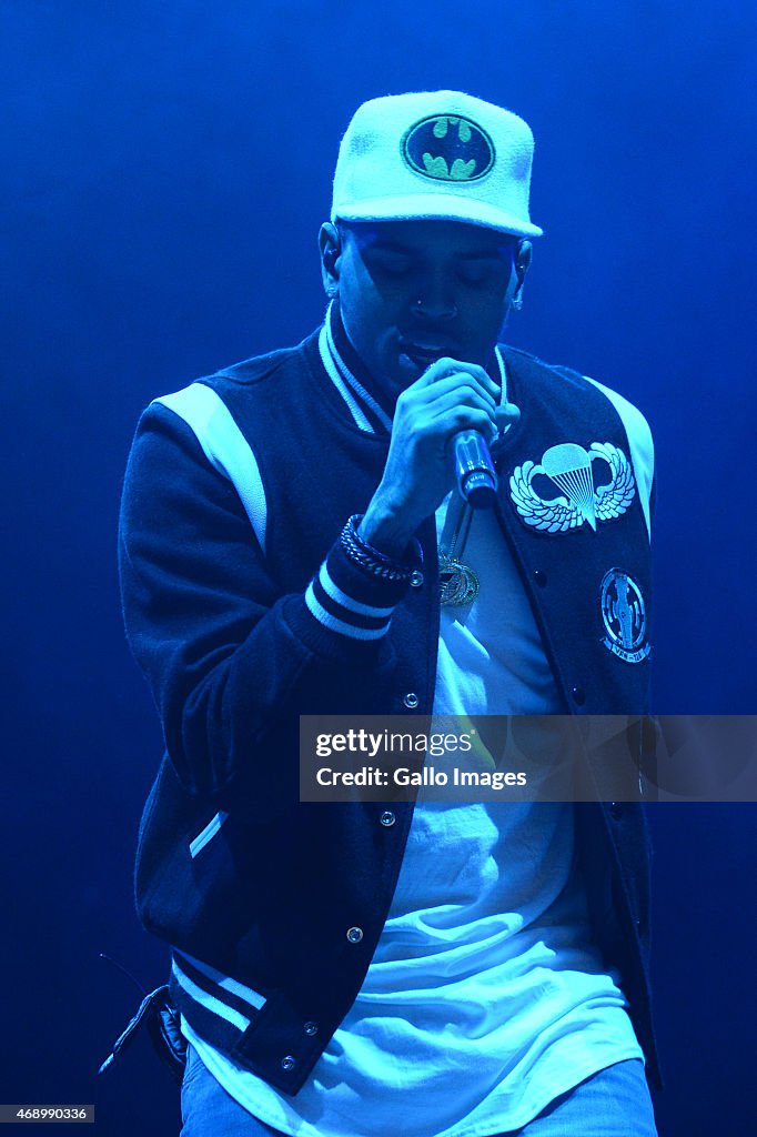 Chris Brown Performs in Joburg