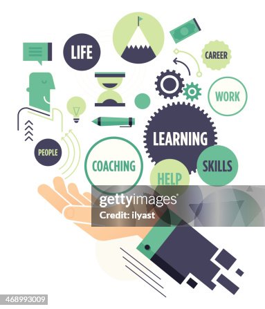 Learning Things Graphics Learning High-Res Vector Graphic - Getty Images