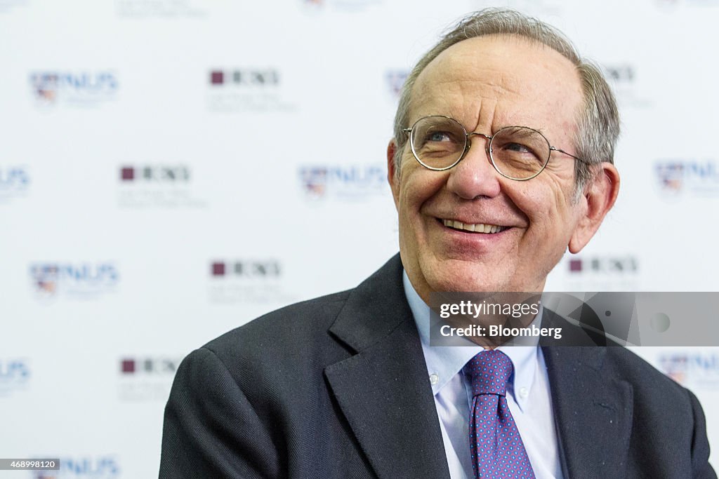 Italy's Minister Of Finance Pier Carlo Padoan Interview