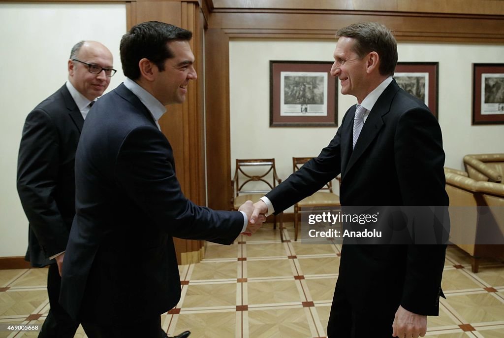 Greek PM Alexis Tsipras in Moscow