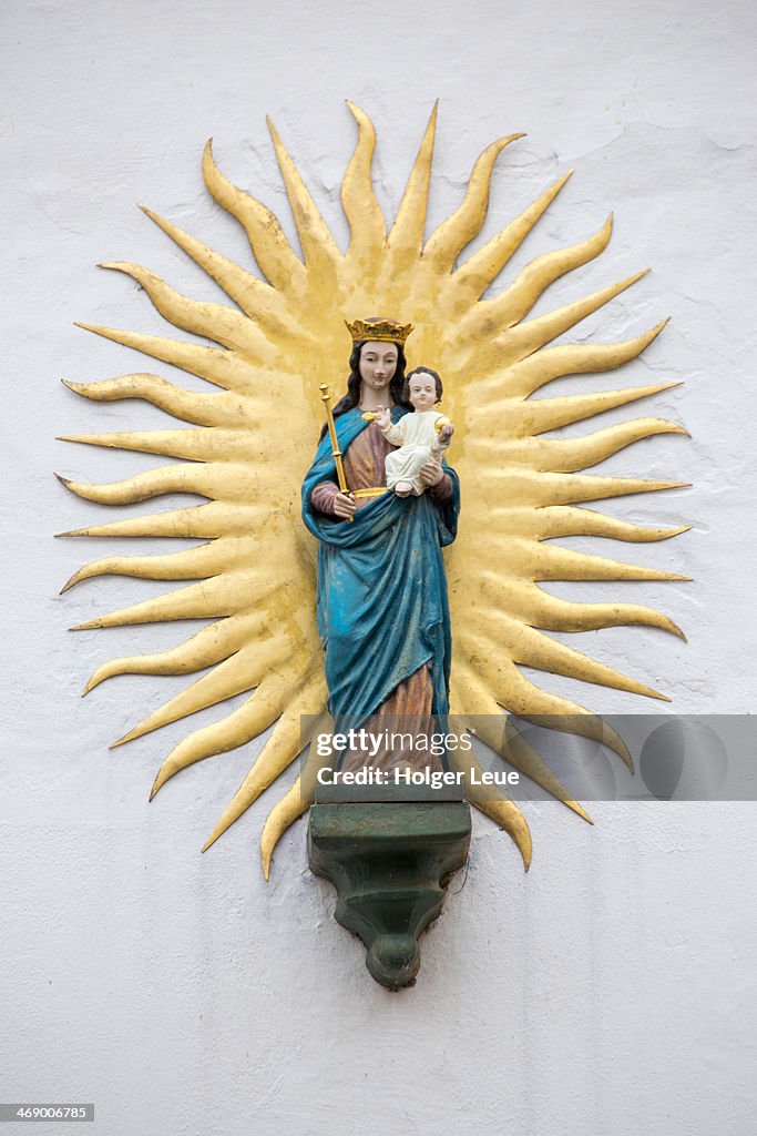 Building decoration at Abtei St. Walburg abbey