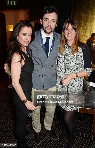 Ralf Little attends a party hosted by EE and Esquire at The Savoy Hotel ahead of the 2014 EE British Academy Film Awards on February 12, 2014 in...