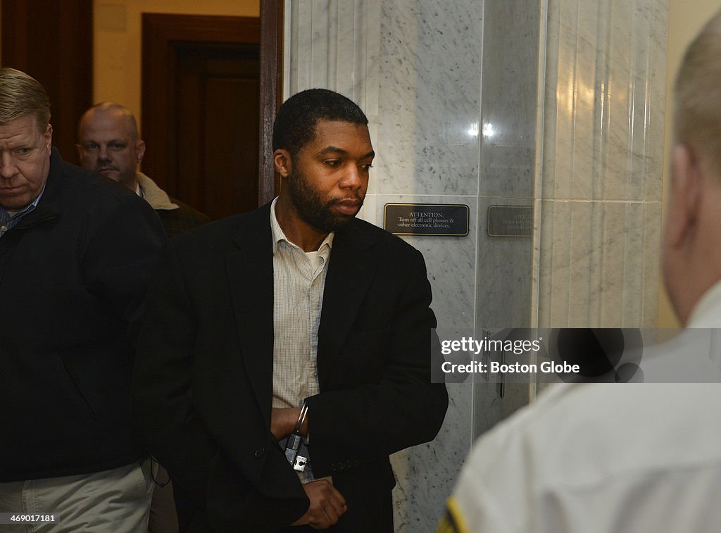 Carlos Henriquez Returns To The State House In Handcuffs