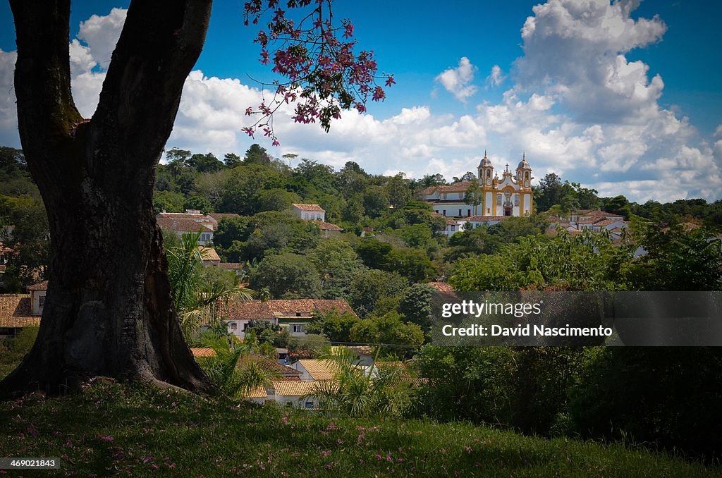 Matriz de Santo Antônio vista pelo Alto do São Fra