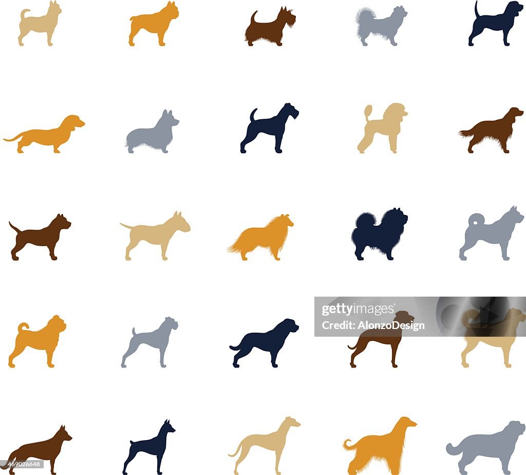 Dogs Icon Set