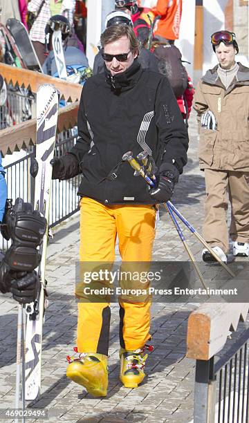 Beltran Gomez Acebo is seen on March 8, 2015 in Baqueira Beret, Spain.