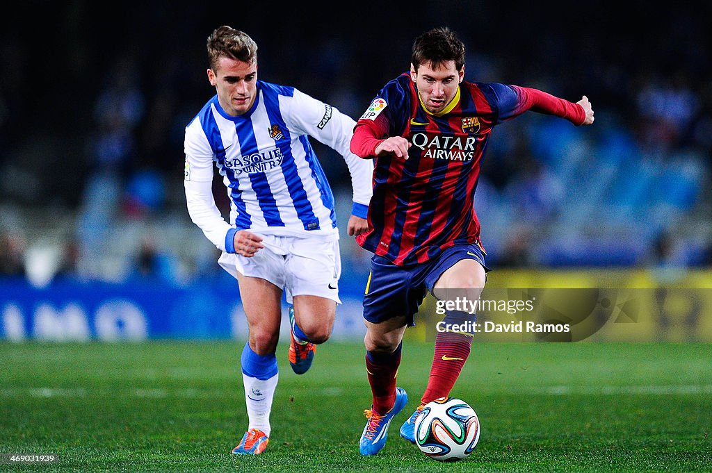 Real Sociedad v Barcelona - Copa del Rey: Semi Final Second Leg