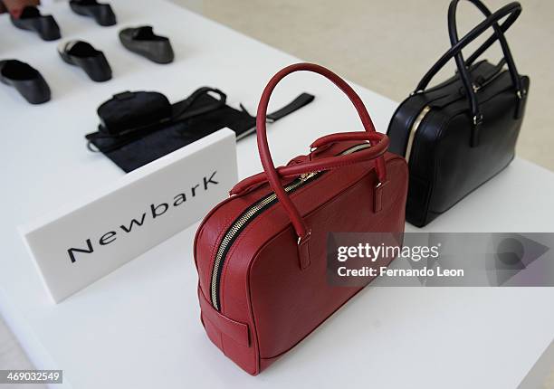 Shoes and purses pictured during the Newbark presentation during Mercedes-Benz Fashion Week Fall 2014 on February 12, 2014 in New York City.