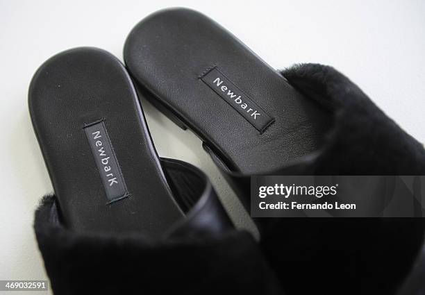 Shoes pictured during the Newbark presentation during Mercedes-Benz Fashion Week Fall 2014 on February 12, 2014 in New York City.