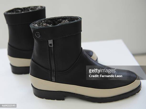 Shoes pictured during the Newbark presentation during Mercedes-Benz Fashion Week Fall 2014 on February 12, 2014 in New York City.