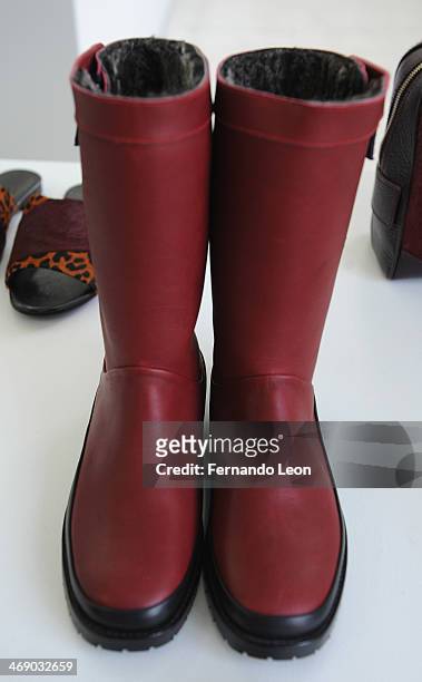 Boots pictured during the Newbark presentation during Mercedes-Benz Fashion Week Fall 2014 on February 12, 2014 in New York City.
