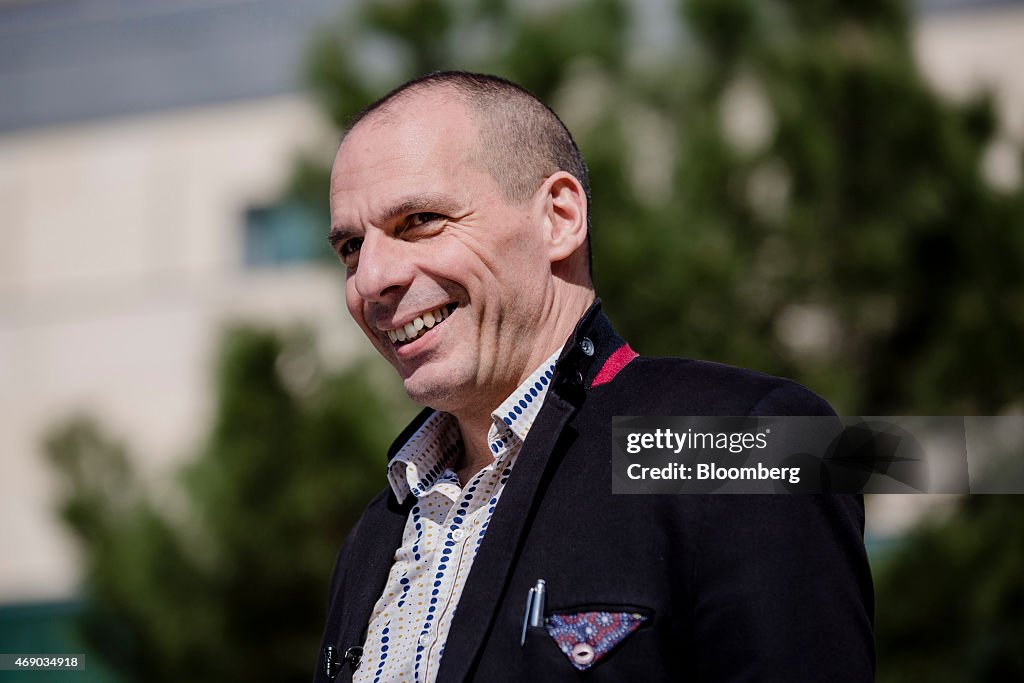 Greece's Finance Minister Yanis Varoufakis Speaks At Institute For New Economic Thinking As Greece Makes International Monetary Fund Payment