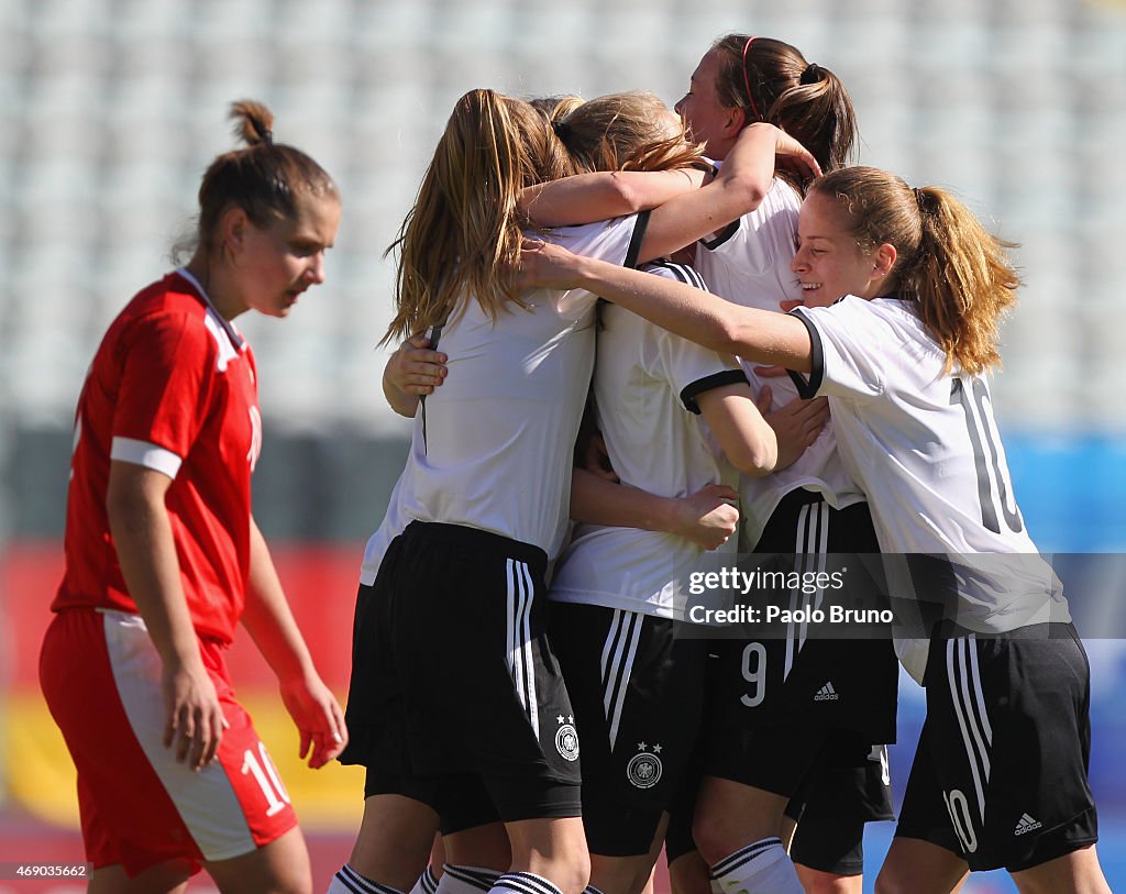 U17 Girl's Germany v U17 Girl's Belarus - UEFA Under17 Women's Elite Round