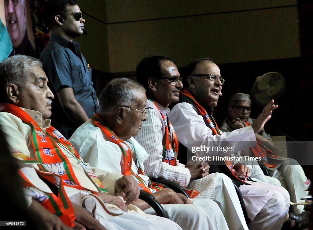 Arun Jaitley Attends Madhya Pradesh State BJP Executive Meeting At Bhopal