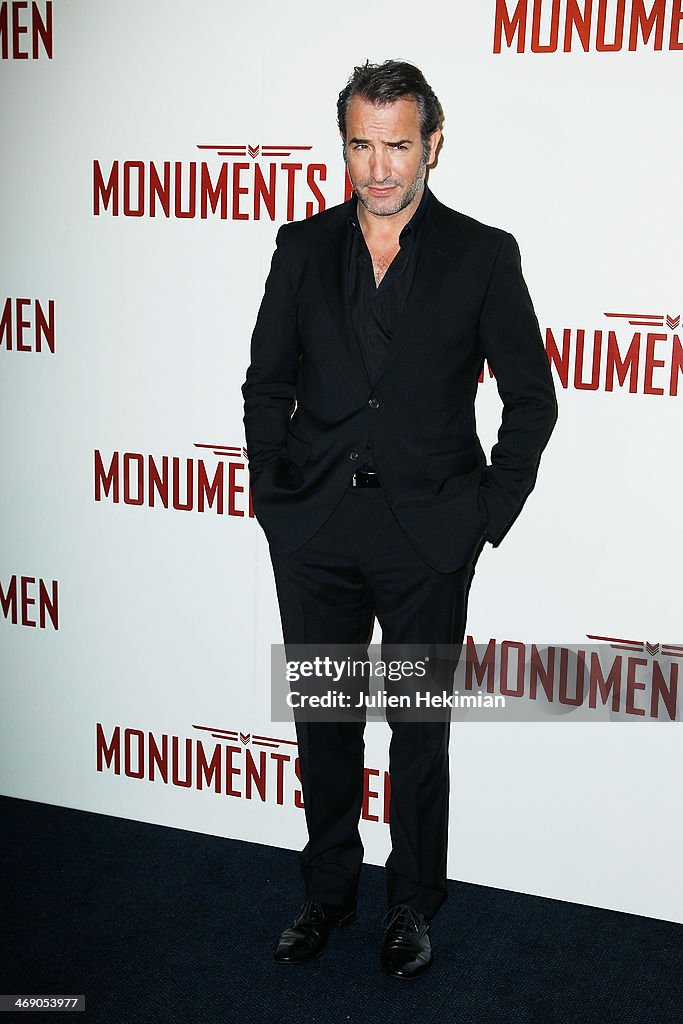 'Monuments Men' : Premiere  At Cinema UGC Normandie In Paris