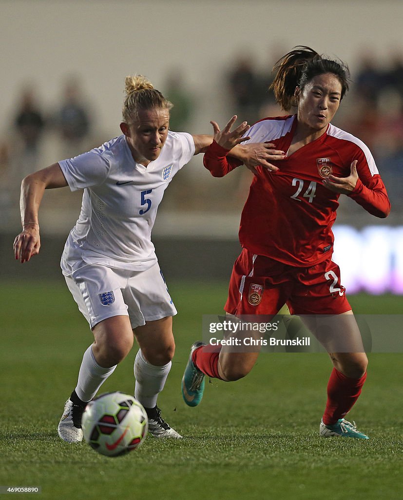 England v China: Women's Friendly International