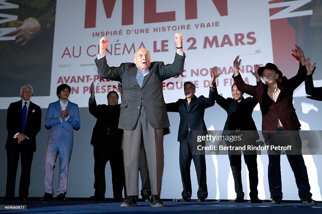 'Monuments Men' : Premiere  At Cinema UGC Normandie In Paris