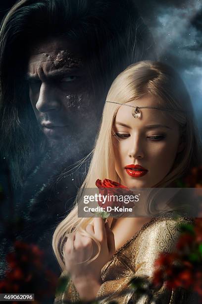 beauty and the beast - hot love bildbanksfoton och bilder