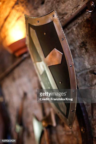 Dekoration at the German premiere of Game of Thrones S5 at the Apfelwein Klaus which starts on April 12th on Sky in Germany and Austria on April 9,...