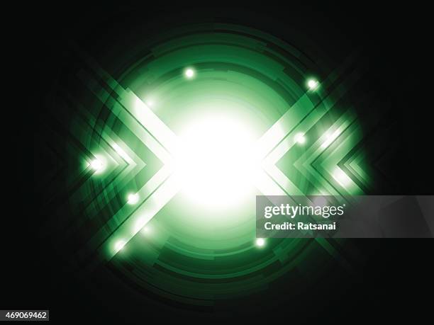 green technology background concept - green technology background stock illustrations