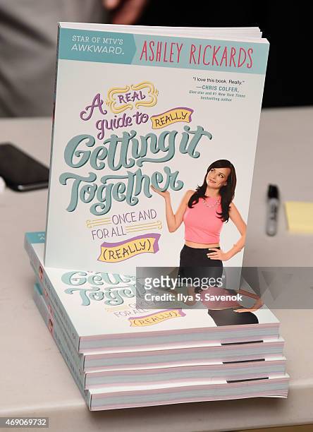 General atmosphere as Actress Ashley Rickards attends the AOL BUILD Speaker Series to discuss her new book "A Guide To Really Getting It Together" at...