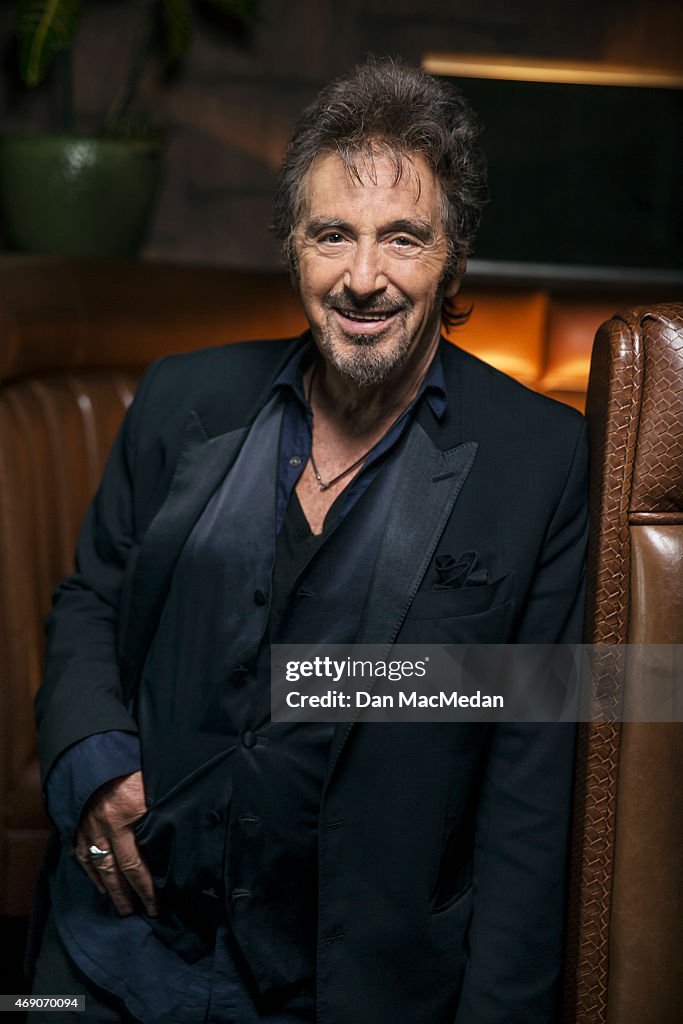 Actor Al Pacino is photographed for USA Today on March 1, 2015 in