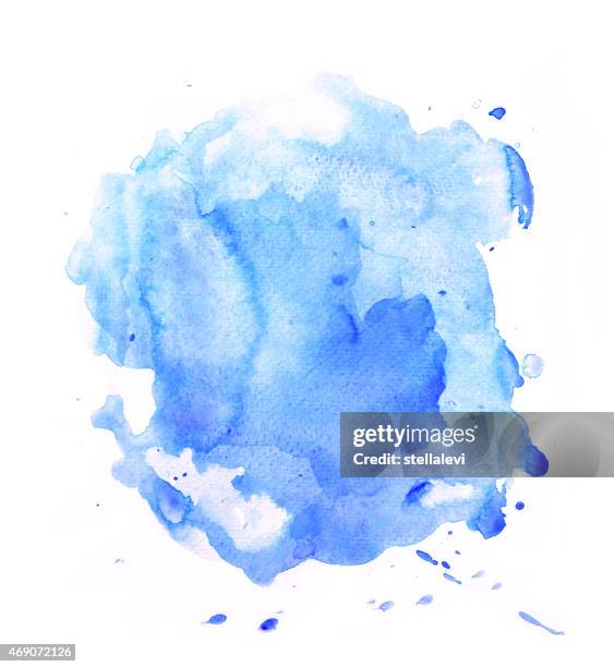 blue watercolor background - porous stock illustrations