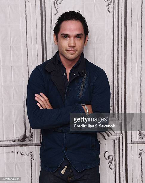 Actor Reece Ritchie attends the AOL BUILD Speaker Series with the cast of "Desert Dancer" at AOL Studios on April 9, 2015 in New York City.