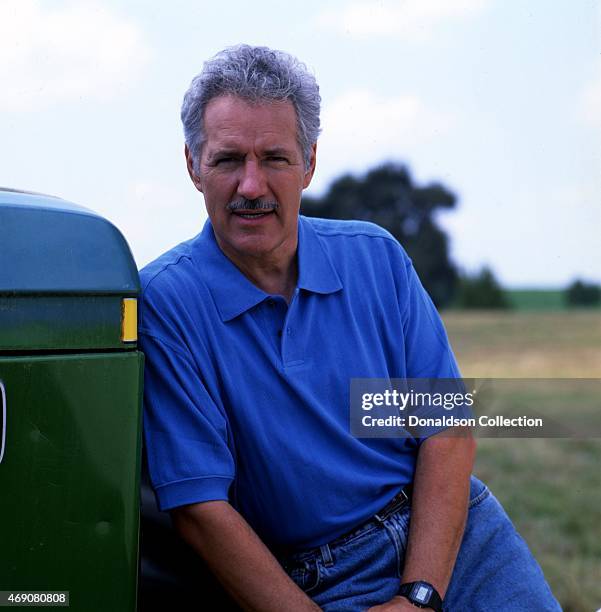 Jeopardy Game Show host Alex Trebek poses for a portrait session in 1997 in Los Angeles, California.