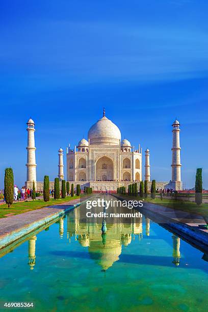 o taj mahal, manhã - agra - fotografias e filmes do acervo