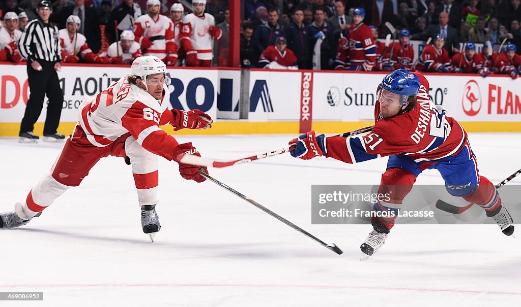 Detroit Red Wings v Montreal Canadiens