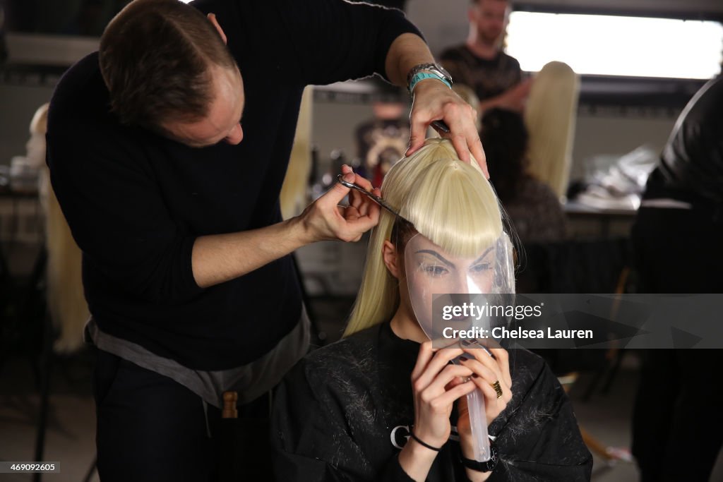 The Blonds - Backstage - MADE Fashion Week Fall 2014